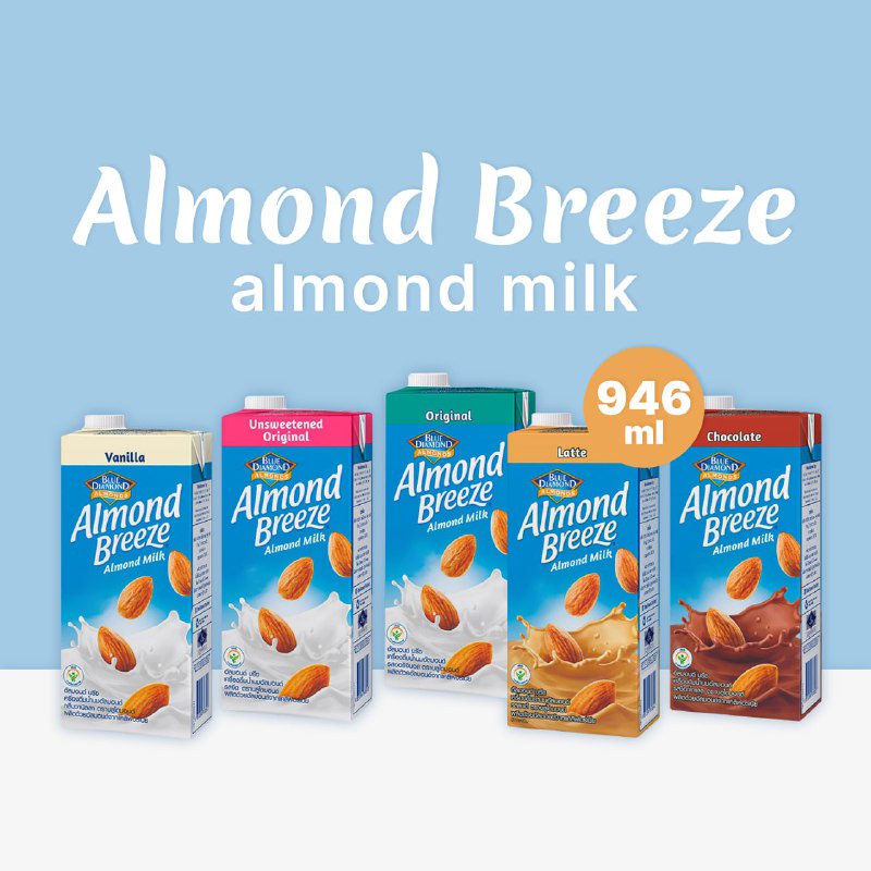 Blue Diamond Almond Breeze Almond Milk / Susu Almond 946 ml