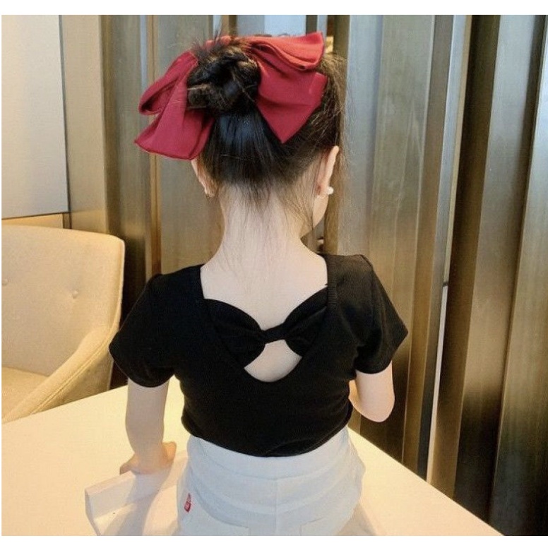 babyfit [3-8thn] baju kaos atasan bowback blouse multi warna baju import nyl-0612r