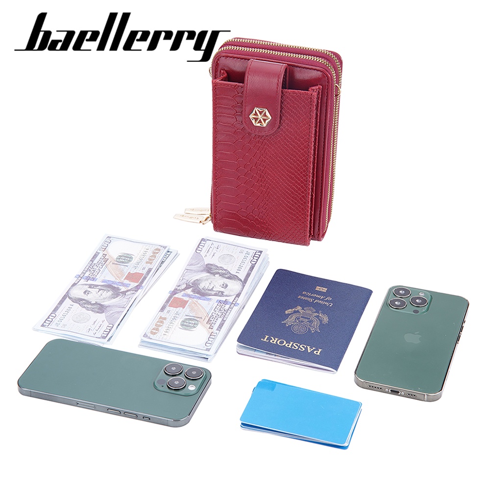 BAELLERRY N8629 Tas Selempang Wanita Tas Handphone Bahan Kulit PU Leather Premium WATCHKITE WKOS