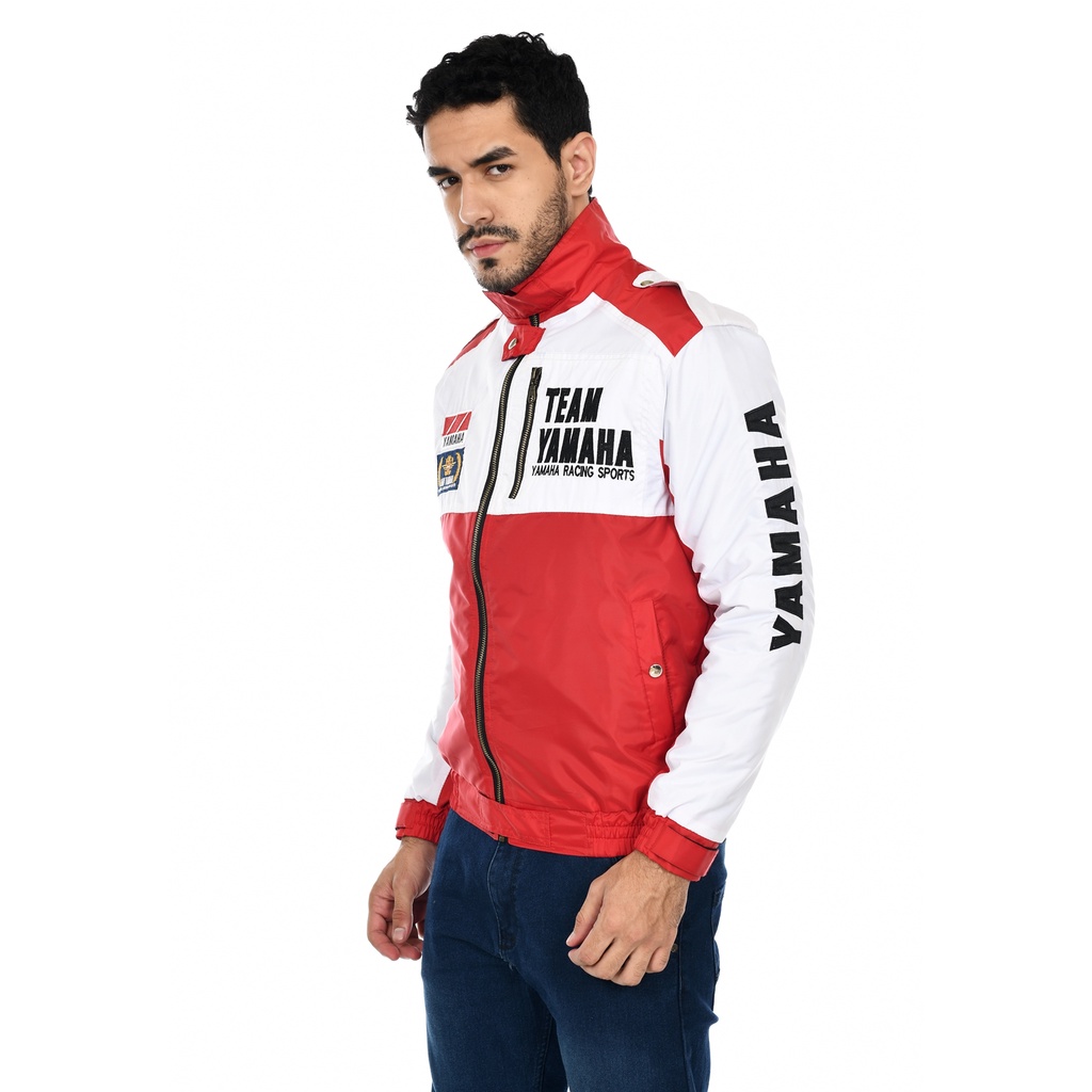 JAKET YAMAHA RACING SPORTS VINTAGE WATERPROOF FULL BORDIR RXZ TZM RX KING F1ZR SSTWO
