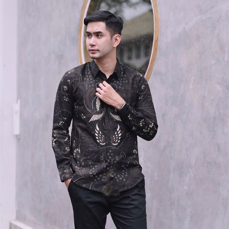 BAJU BATIK PRIA LENGAN PANJANG SLIM FIT PREMIUM FURING ADEM MODERN KEMEJA CASUAL FORMAL S M L XL XXL ACARA KONDANGAN LAMARAN TUNANGAN NIKAHAN PARTAI SERAGAMAN GROSIR TERLARIS TERBARU ASLI SOLO SRAGENAN PNS KORPRI PURWOREJO COUPLE COWOK KEREN