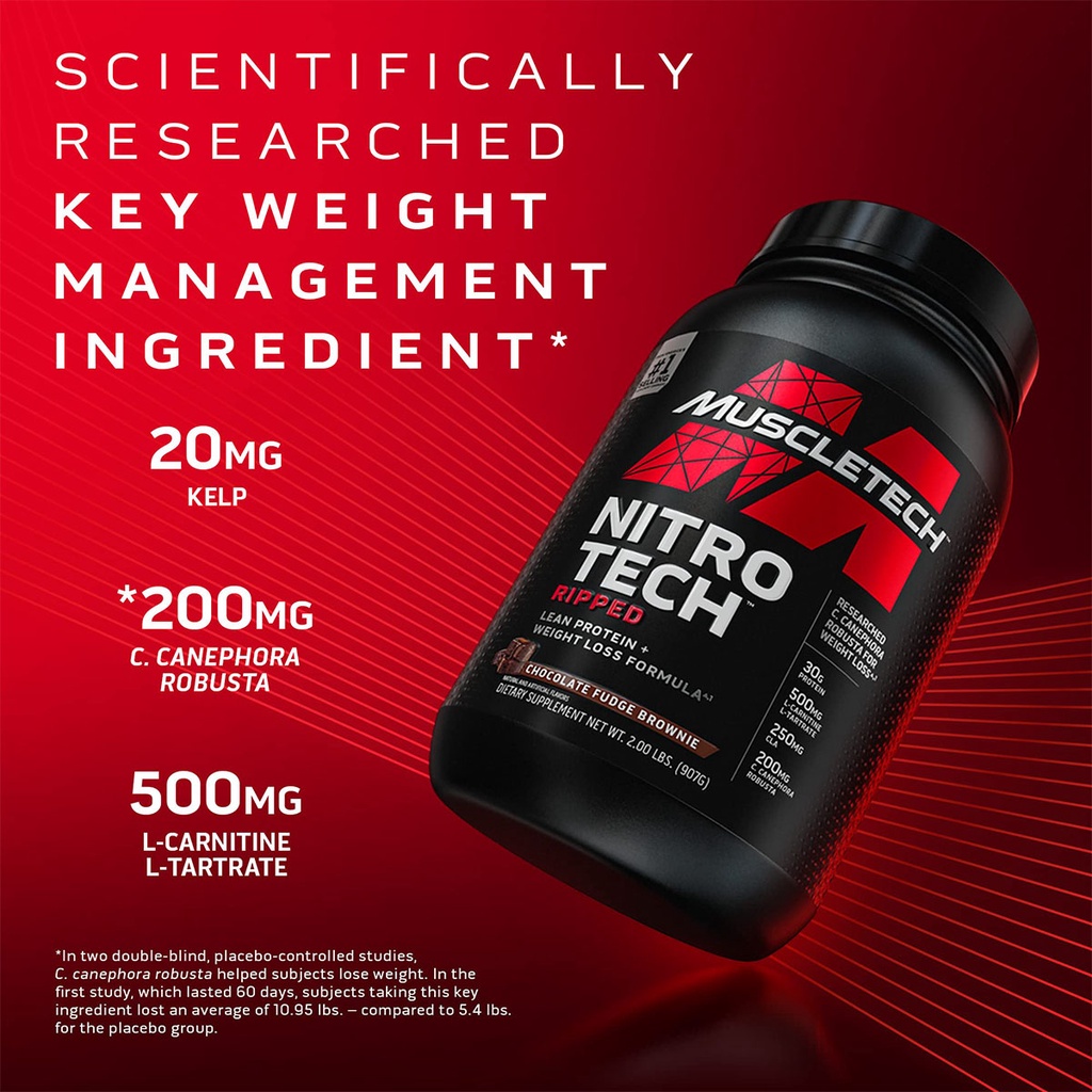 Muscletech Nitrotech Ripped - 4 Lbs