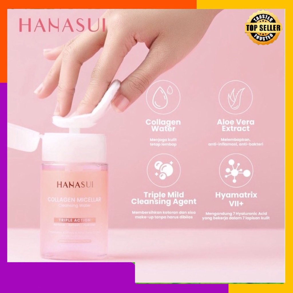 HANASUI COLLAGEN MICELLAR CLEANSING WATER 100ML