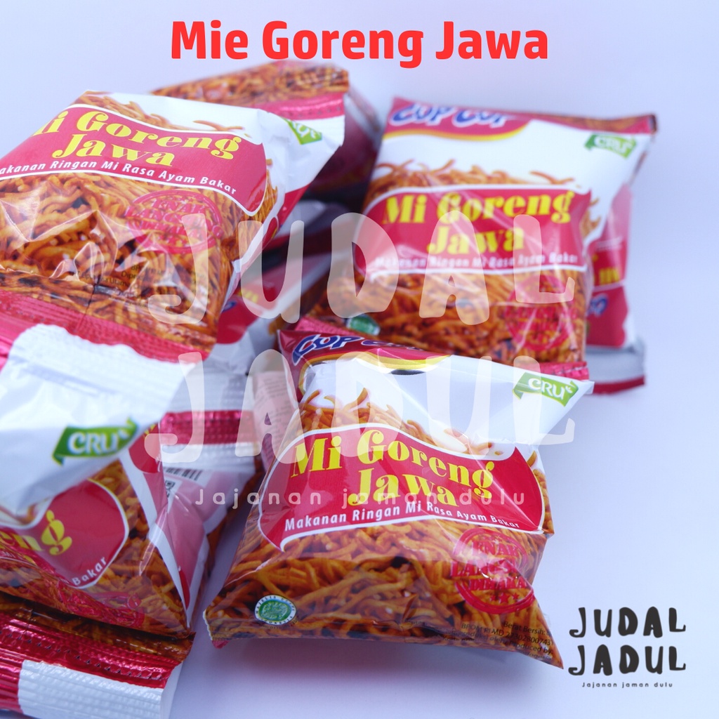 

Snack Mie Goreng Jawa Cup Cup 8gr ( 1 Renceng Isi 10 Pcs ) By Judal Jadul