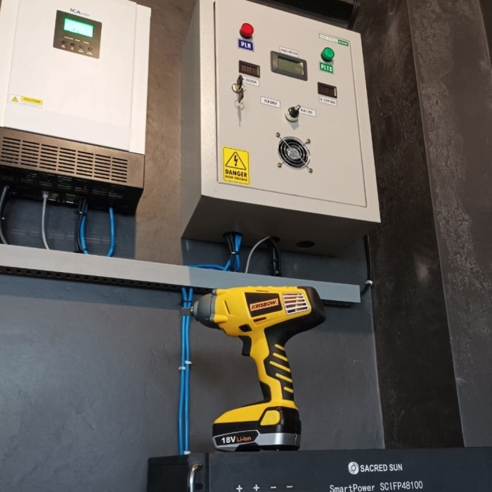 Paket Panel Surya Inverter Hybrid Ongrid Offgrid 3000Watt ICAsolar