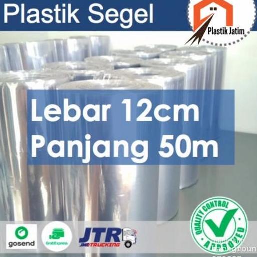 

PLASTIK SEGEL Uk. 12CM x 50M - Plastik Heat Shrink/Plastik Menciut HRG DISKON