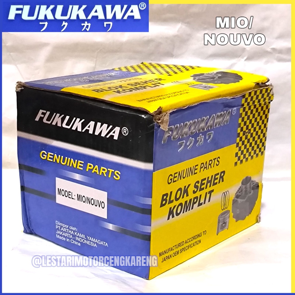 BLOK PISTON SET MIO SPORTY MIO SMILE MIO SOUL NOUVO FUKUKAWA KOMPLIT