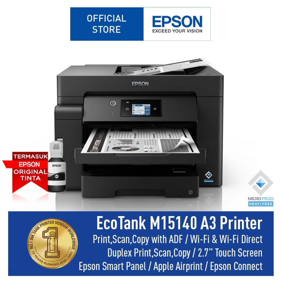 Printer Epson M15140 Monochrome Multifungsi A3 WiFi Duplex