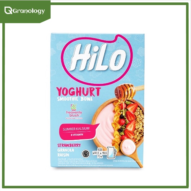 HiLo Yoghurt Smoothie Bowl Strawberry 8 Sachet