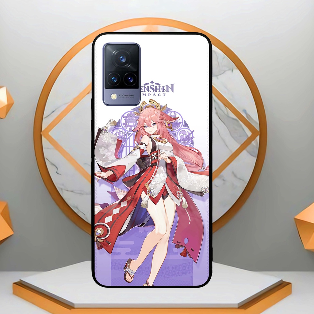 (MT60) Case Kilau Vivo V21 5G | V21 5G | Casing Hp Vivo | Pelindung Smartphone Seven Case | Genshin