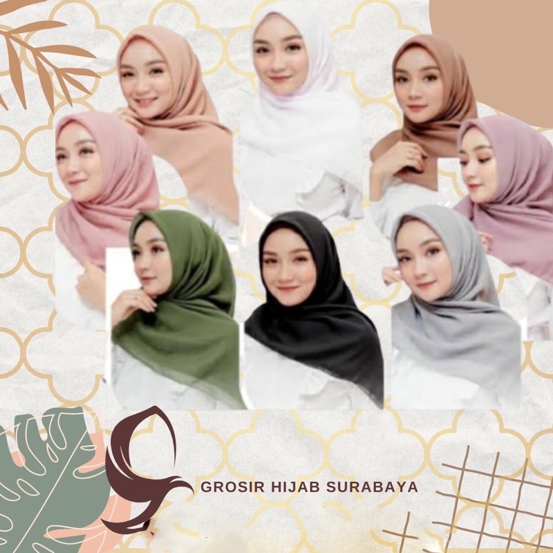 [PART 1] Bella Square hijab segiempat KUALITAS STANDART (VC)