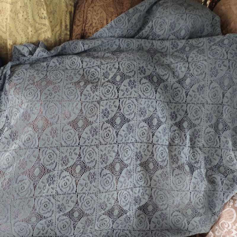 kain brukat katun import.bahan brukat.brukat katun.tile.bahan bagus dan adem.