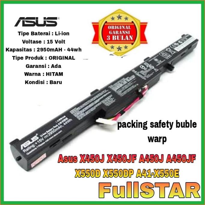 Baterai Asus X550E X450 X450J X450JF A450J ORIGINAL