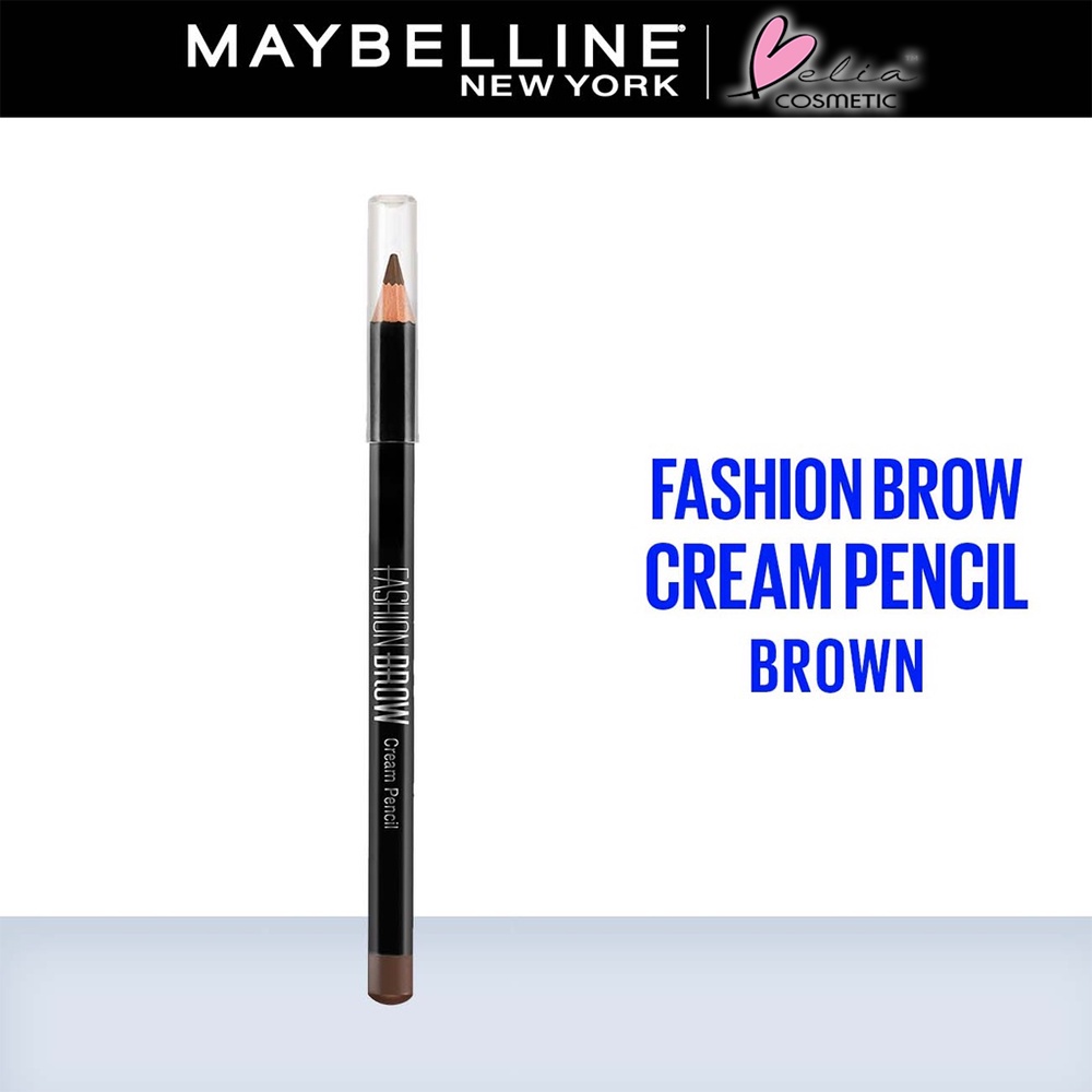 ❤ BELIA ❤ MAYBELLINE Fashion Brow Cream Pencil MakeUp - Pensil Alis Waterproof Dengan Hasil Natural | Eyebrow Pencil