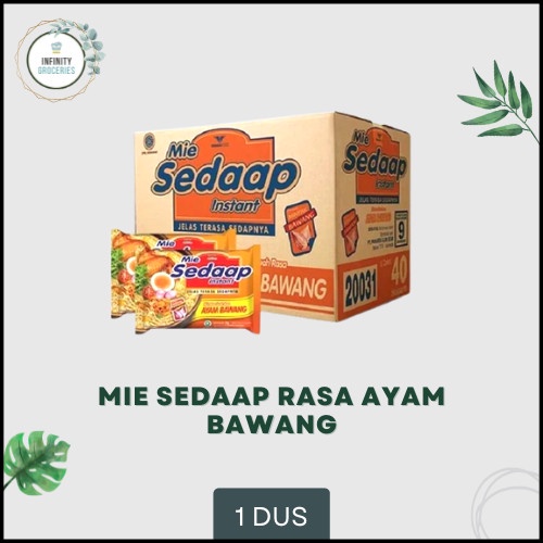 

MIE SEDAAP RASA AYAM BAWANG 90 GRAM 1 DUS MURAH !!