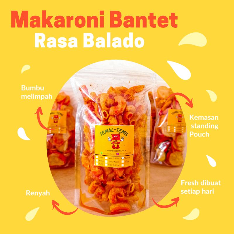 

Makaroni Bantet| Makaroni Rasa Balado| Camilan Viral| Cemilan Enak