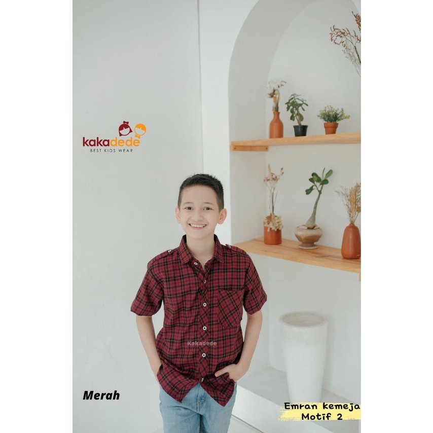 Kemeja Flanel anak Emran by Kakadede Motif 2