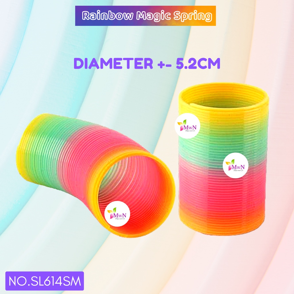 MWN Rainbow Magic Spring Diameter 5.2 cm NO.SL614SM