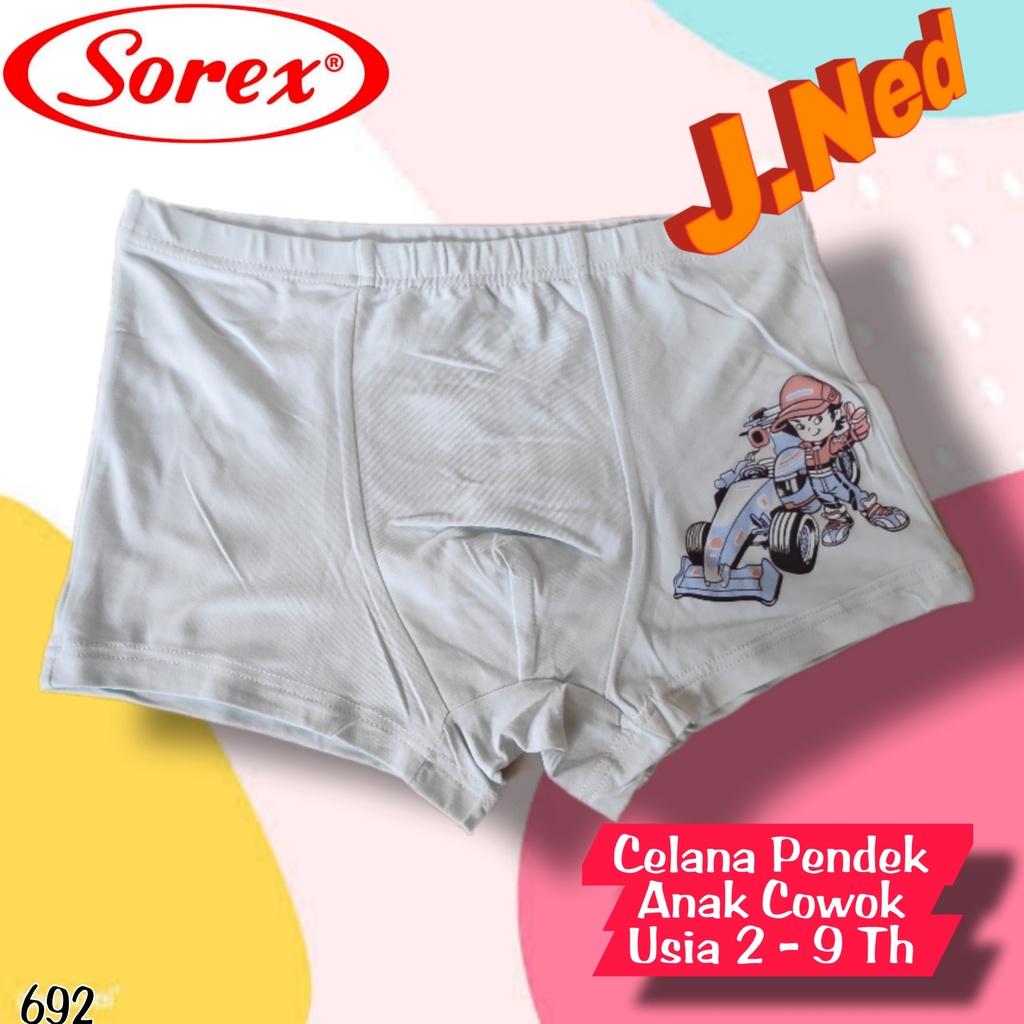 J692 | CD BOXER ANAK PRIA SOREX TM751 | SOREX KIDS PRIA | CELANA DALAM ANAK