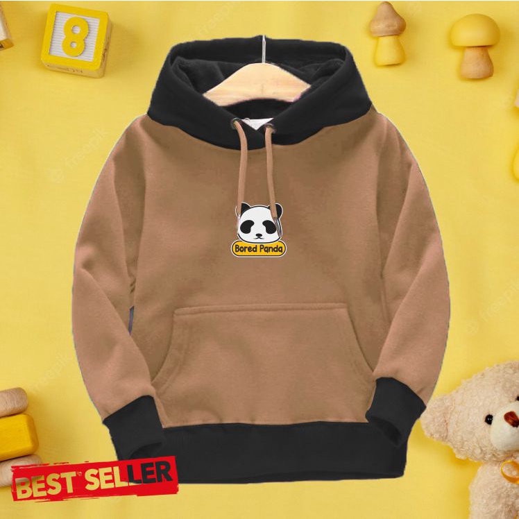 FREE ONGKIR !! Jaket ANAK Laki-laki Perempuan Sweater Hoodie TEBAL LEMBUT dan NYAMAN BORED PANDA