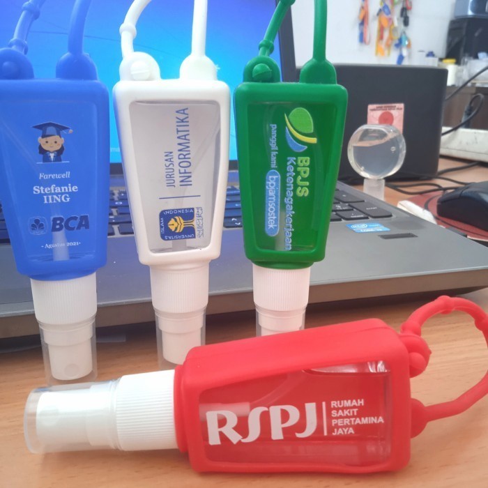 Hand Sanitizer Spray Holder + Custom Design Logo