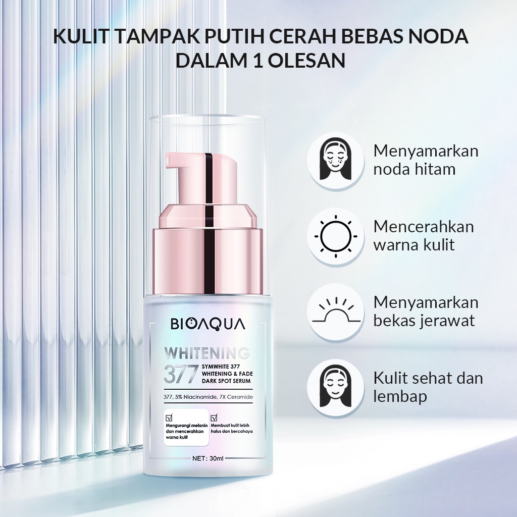 BIOAQUA SymWhite 377 Whitening &amp; Fade Dark Spot Cleanser | Toner | Serum | Cream