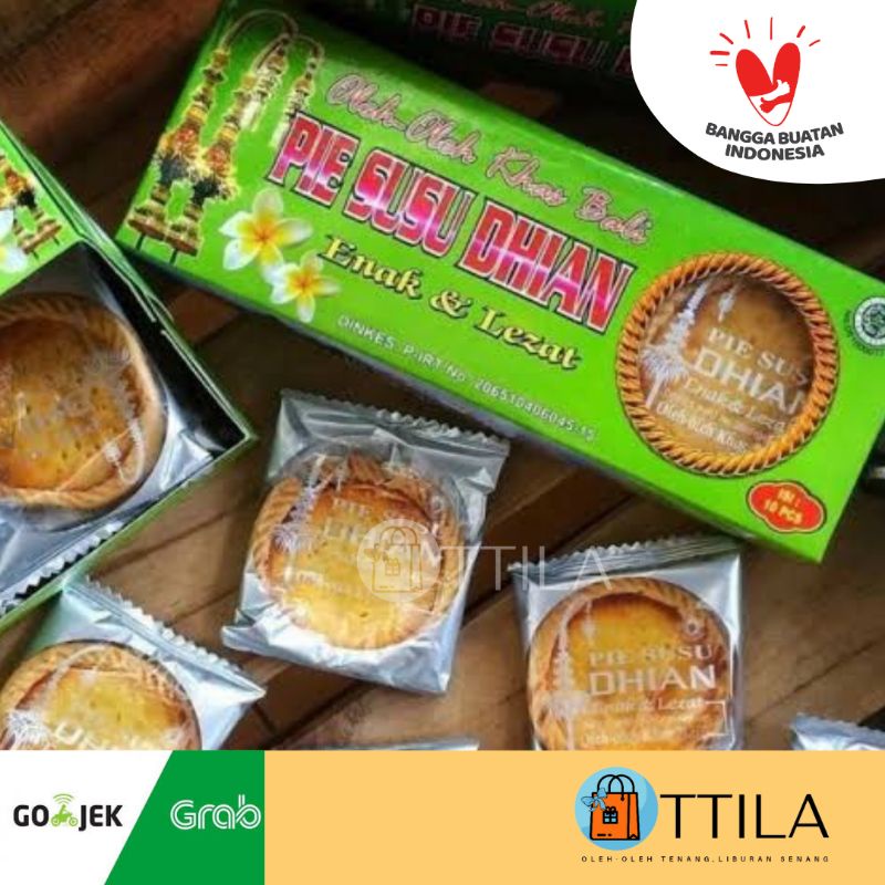 

Pie Susu Dhian Nikmat Oleh-oleh Makananan Khas Bali Rasa Original ISI 10 PCS - OTTILA