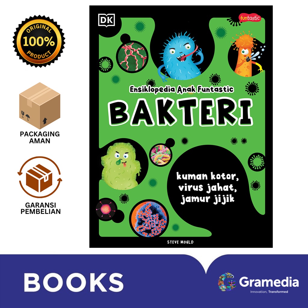 Gramedia Bali - Ensiklopedia Anak Funtastic - Bakteria