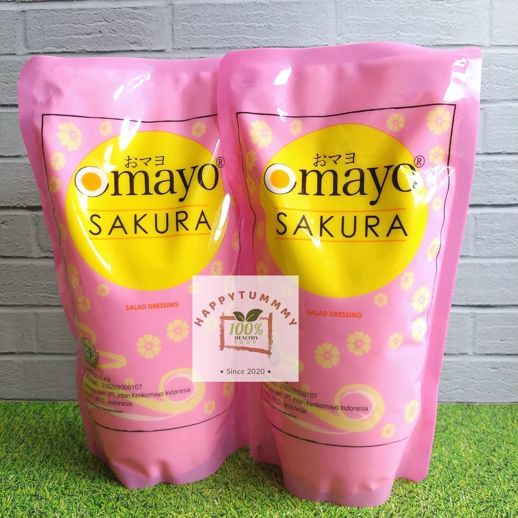 HPT - OMAYO MAYONAISE 1 KG SAKURA MAYONNAISE HALAL JEPANG