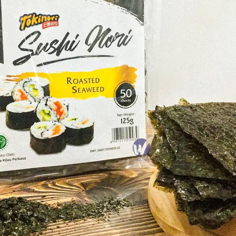 

▲ Tokinori Sushi Nori Seaweed Rumput Laut 50 sheets/lembar ❅