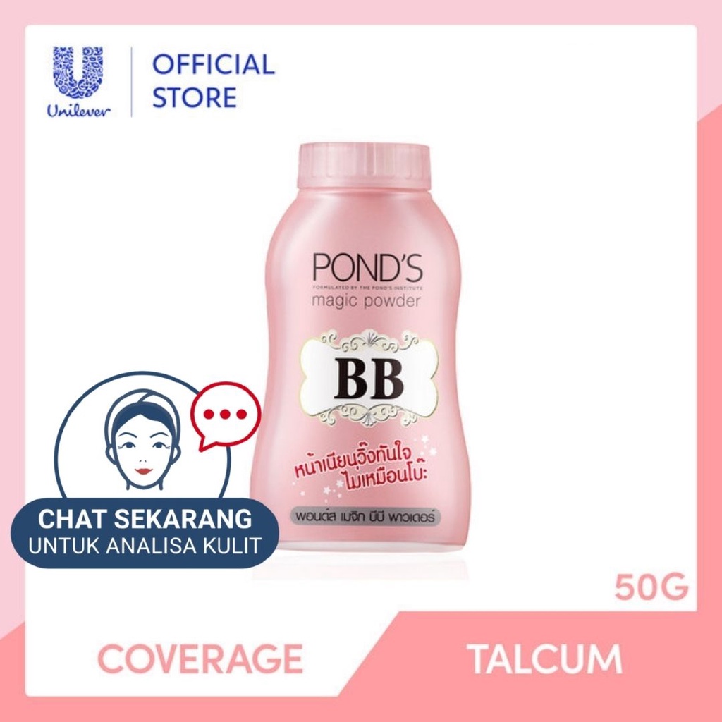 Pond's Bedak Wajah BB Powder 50g - Face Powder Bedak Tabur