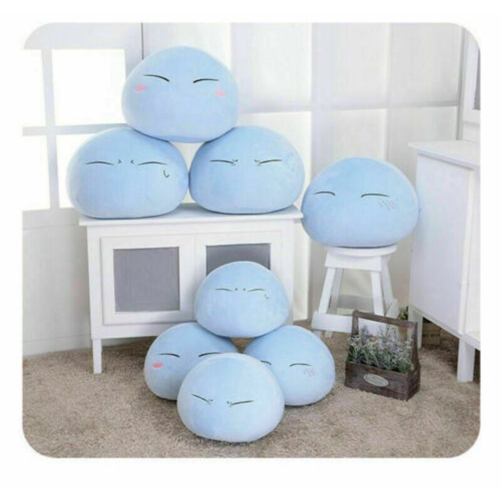 Boneka Mainan Mewah Rimuru Tempest Cosplay Prop Anime Jepang Waktu Itu Aku Bereinkarnasi Sebagai Len