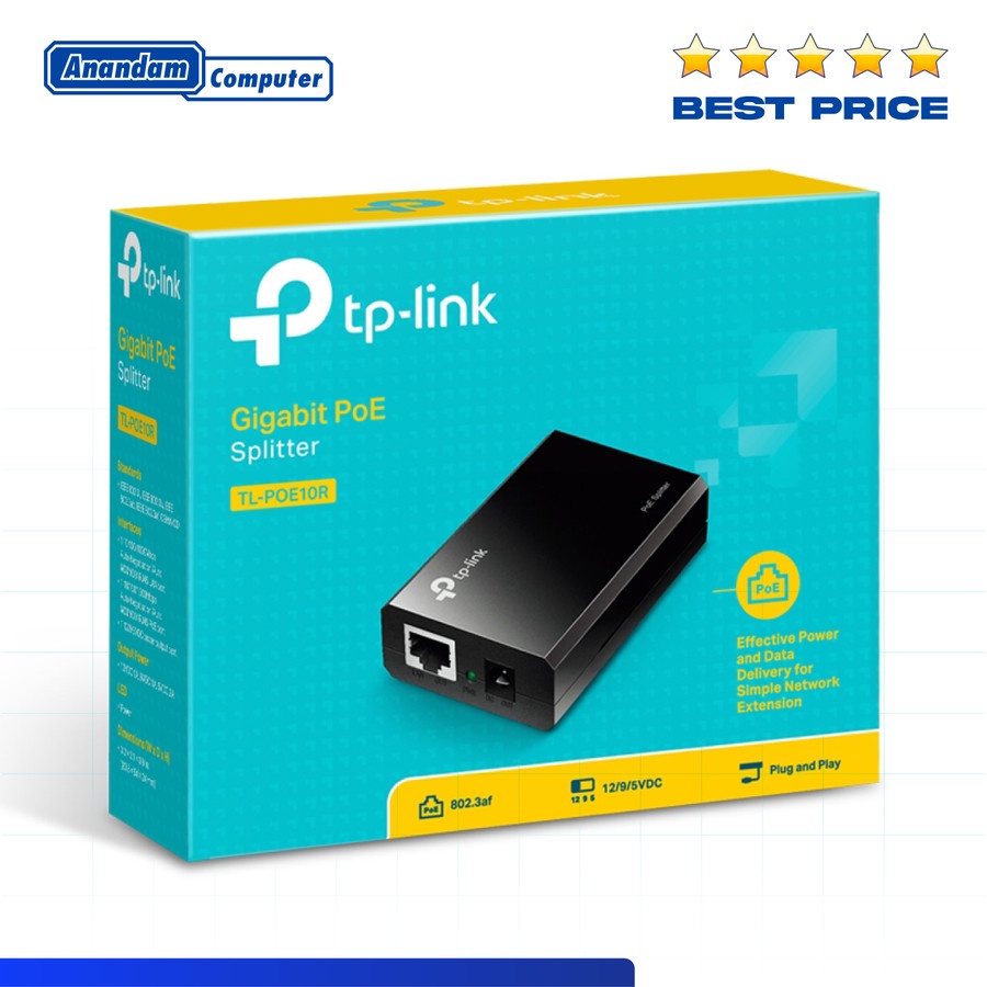 TP-LINK TL-POE10R PoE Splitter