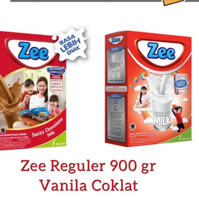 

֍ SUSU ZEE 900GR VANILA COKLAT ZEE Reguler 900 gr gram ➱