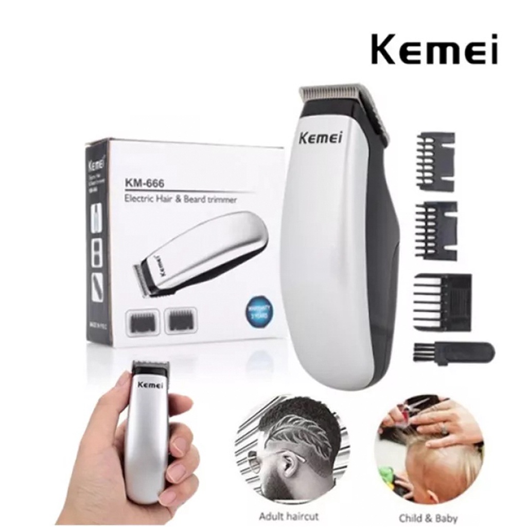 Alat Cukur Rambut Elektrik /Hair Clipper 3in1 Kemei KM 666 Alat Pencukur Kumis Jenggot - Kemei KM-666 Mesin Alat Cukur Rambut