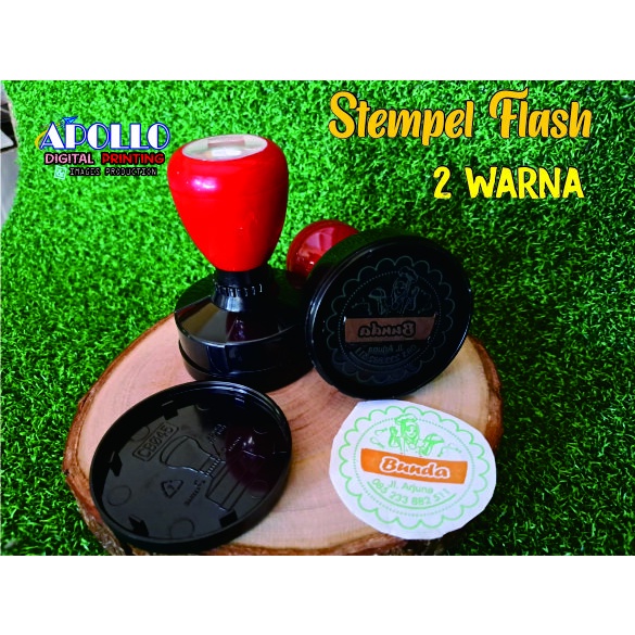 

STEMPEL FLASH STEMPEL OTOMATIS STEMPEL 2 WARNA