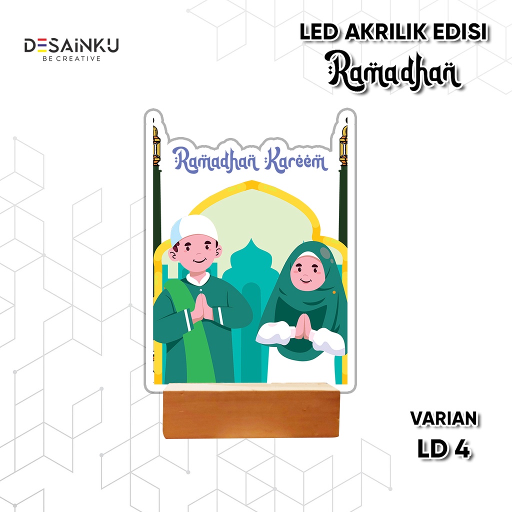 LAMPU AKRILIK LED RAMADHAN 2023 1444H / HAMPERS RAMADHAN 2023 1444H