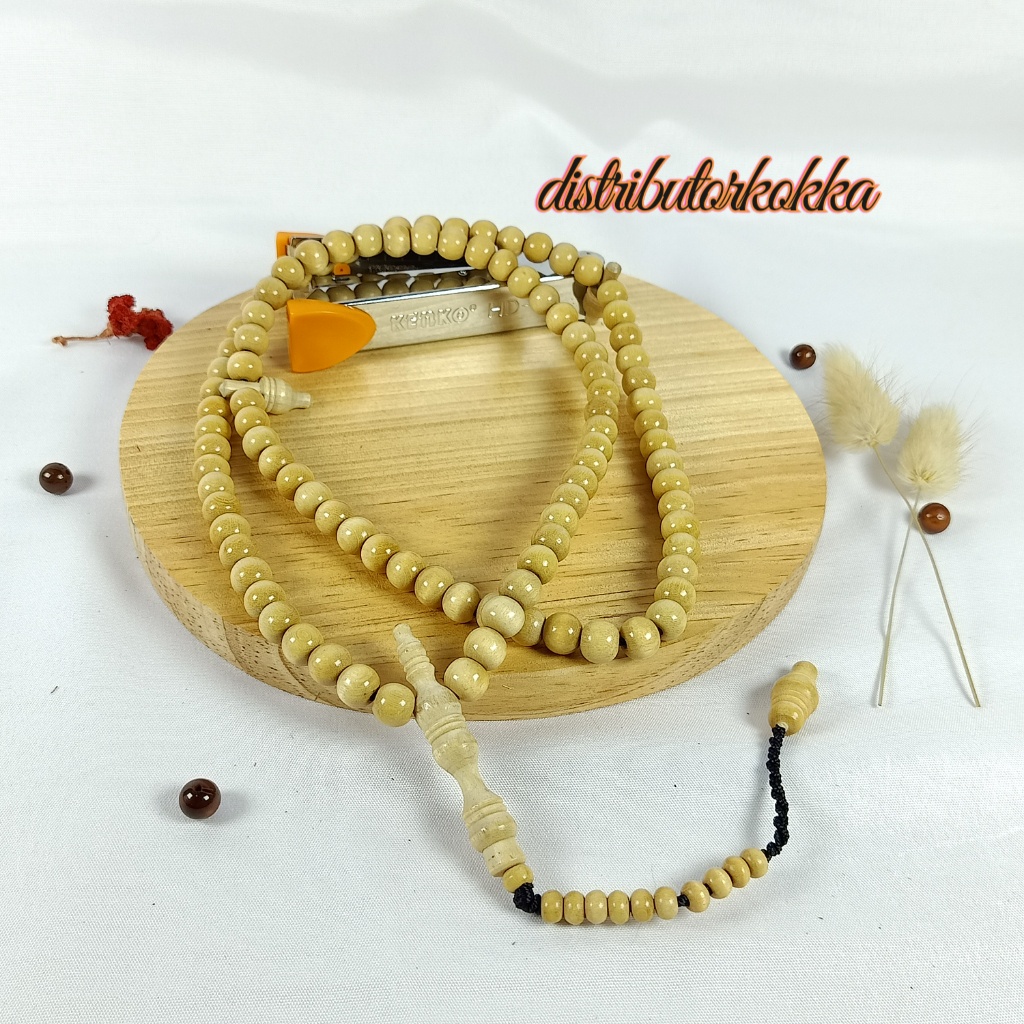 TASBIH 99 KEMUNING SUPER UKURAN 8MM