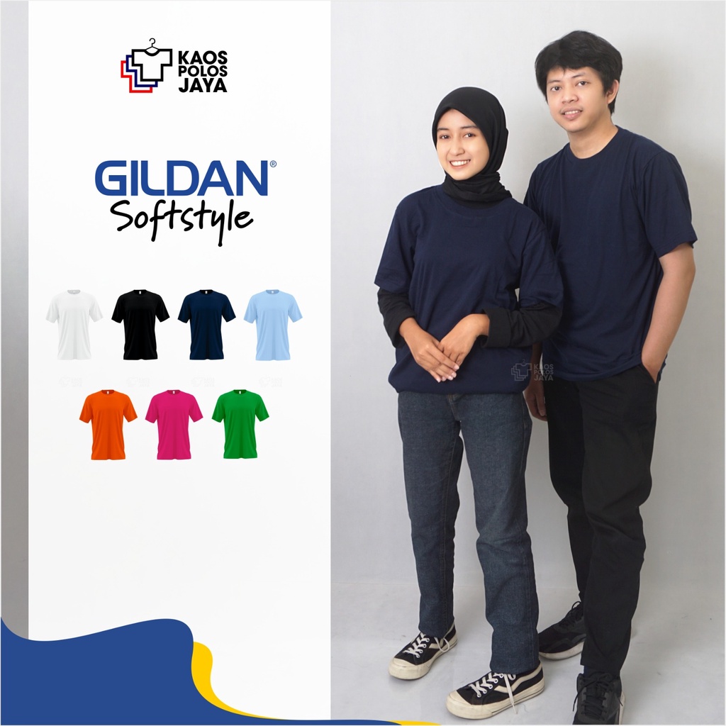 KAOS GILDAN SOFTSTYLE 63000 / KAOS GILDAN POLOS / KAOS PREMIUM BAGUS KATALOG B