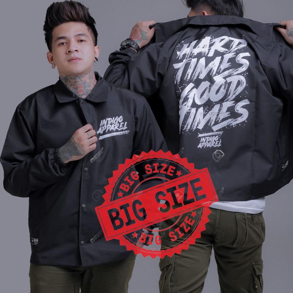 TERBAIK JAKET COACH PRIA JUMBO- JAKET DISTRO ORIGINAL -JACKET WINDBREAKER JAKET COACH JUMBO XL XXL X