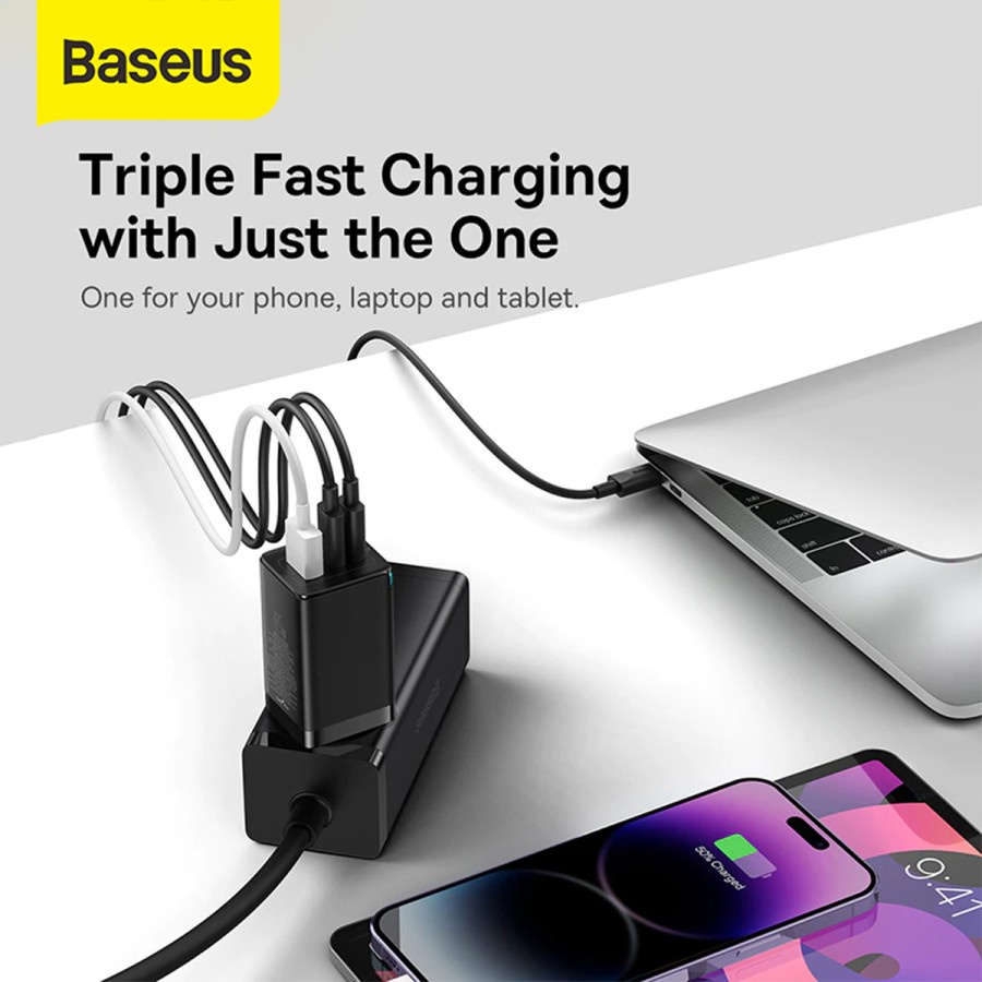 Baseus Gan5 Pro Fast Charger 2C + U 65W EU Original