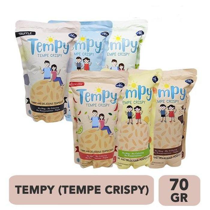 TEMPY TEMPE CRISPY NO MSG SNACK ANAK SEHAT KERIPIK TEMPE