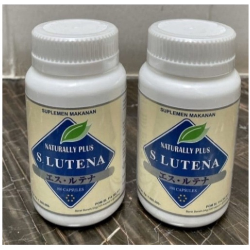 S LUTENA Naturally Plus Sofgel warna hitam