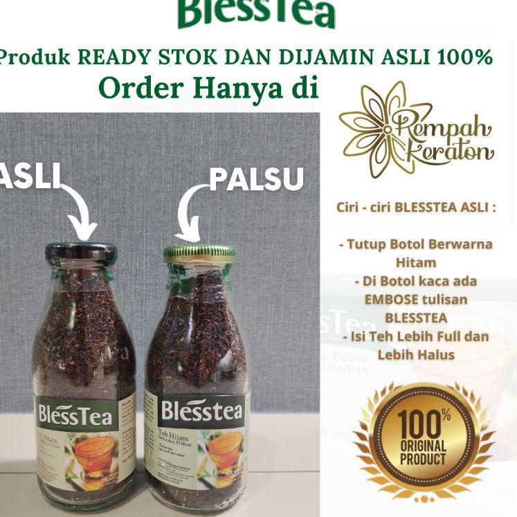 

★ Blesstea Teh Hitam Botol DiJamin ASLI isi 110gr ℮