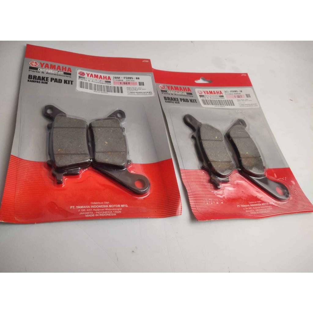 Kampas Rem Cakram Disc Pad Motor Yamaha NMAX Aerox Mio Jupiter MX RX King Vixion dll pnp Kaliper Ori