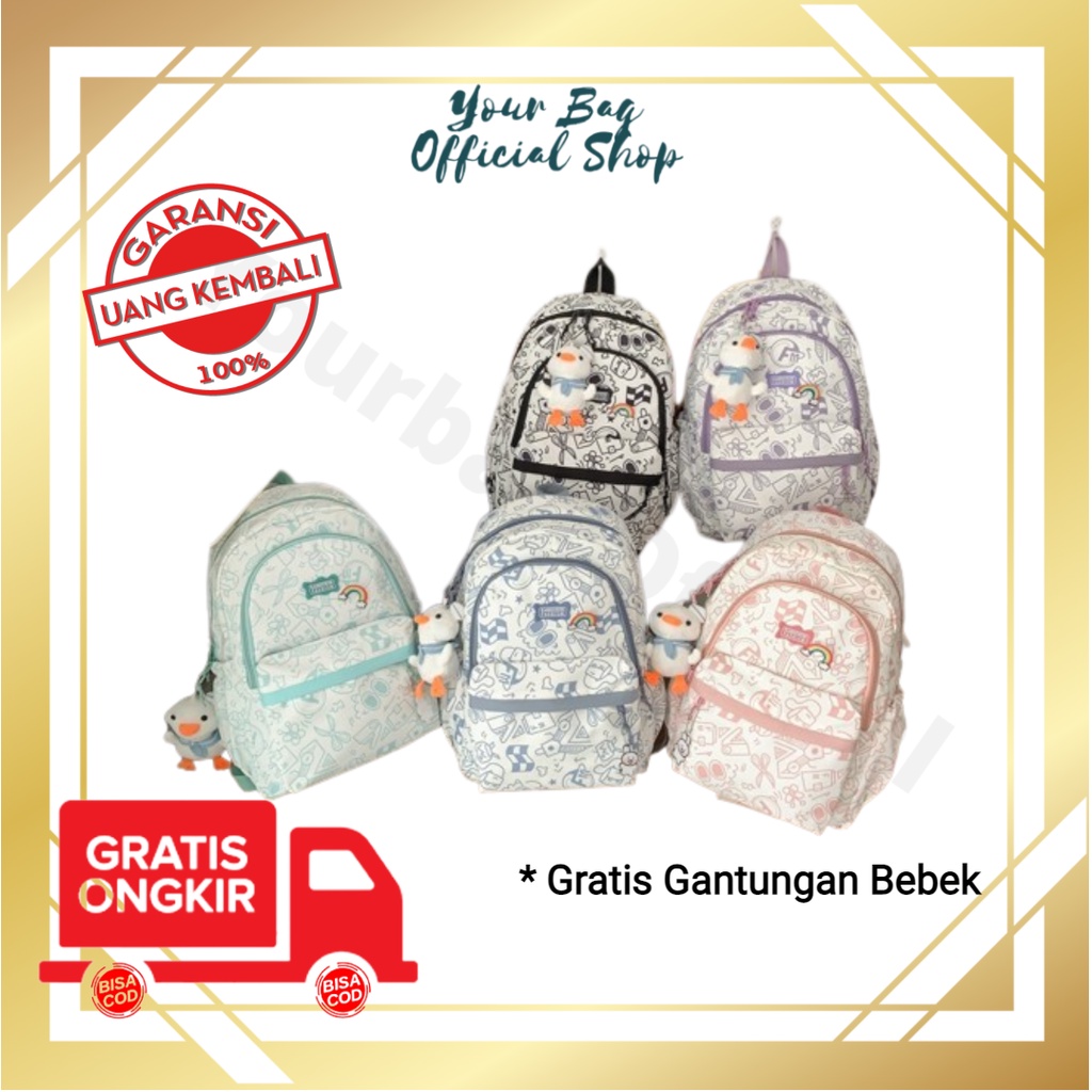 TR85 Tas Ransel Backpack Sekolah Tas Ransel Wanita Ransel Laptop Tas Laptop Ransel Anak Ransel Waterproof