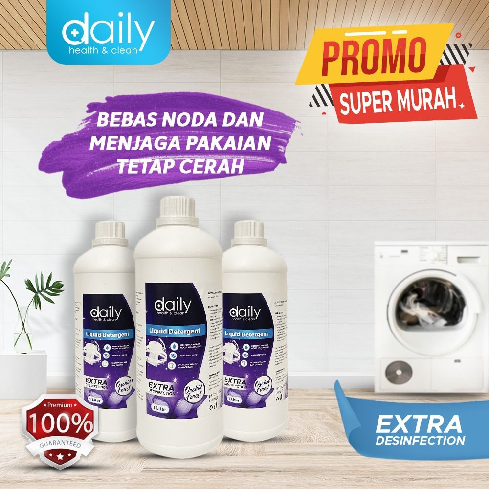 DETERGENT LAUNDRY CAIR PREMIUM / LIQUID DETERGENT LAUNDRY / DETERJEN CAIR 1 LITER