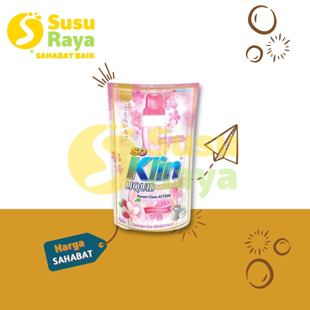 SO KLIN Liquid Softergent 1600ml (Refill)