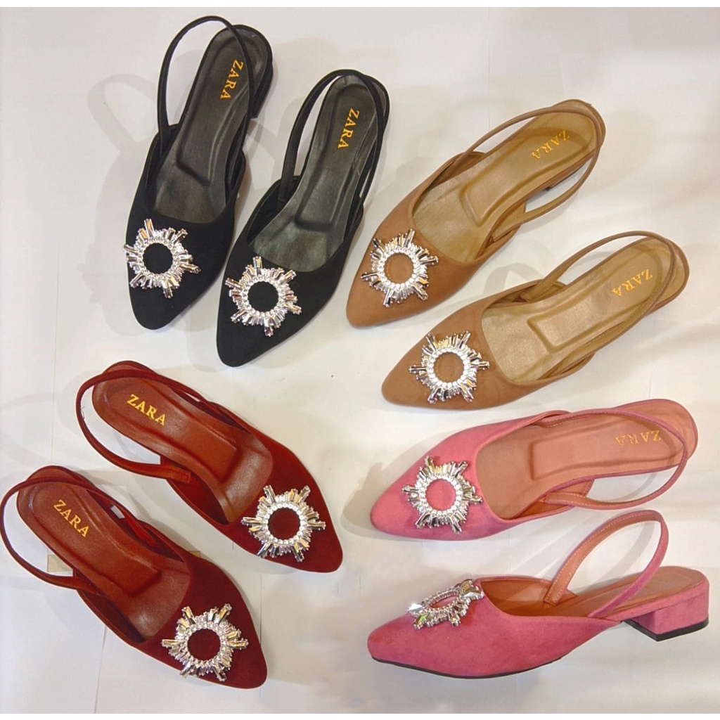 SANDAL HIGH HEEL WANITA NEW TRENDY  ZRA