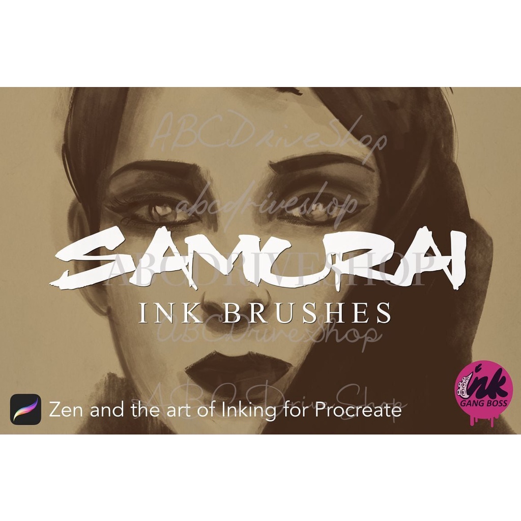 Procreate Brush - Procreate Samurai Ink Brushes